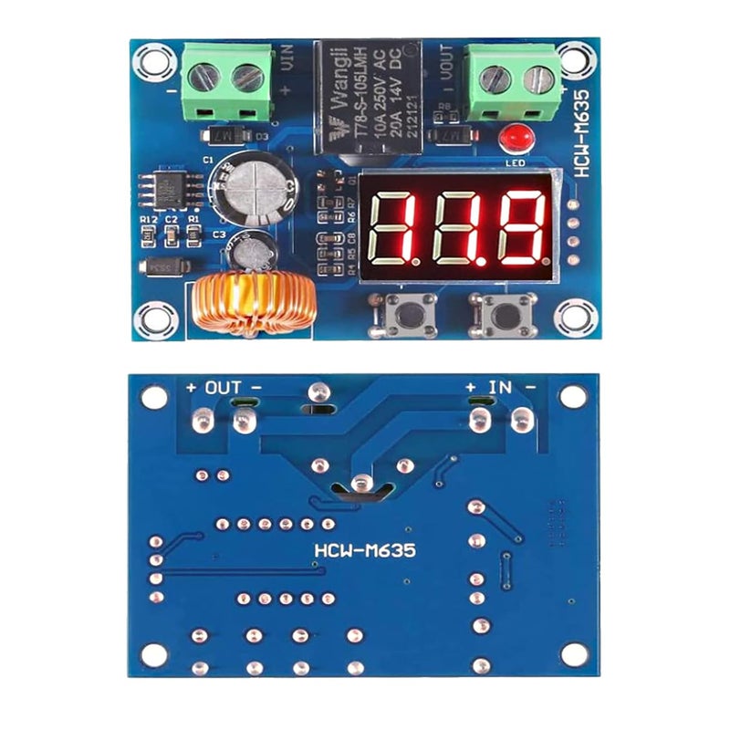 AEDIKO 4pcs XH-M609 DC Voltage Protection Module 12-36V Digital Display Over-Discharge Circuit Protection Module - Image 2
